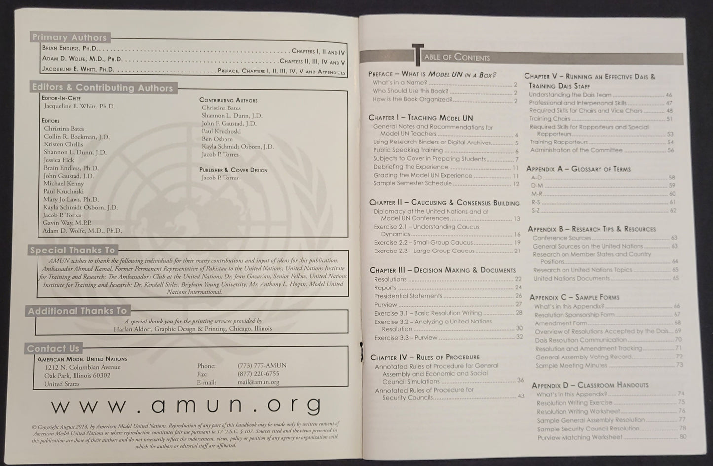 Model UN in a Box Simulation Kit (includes kit and digital supplement)
