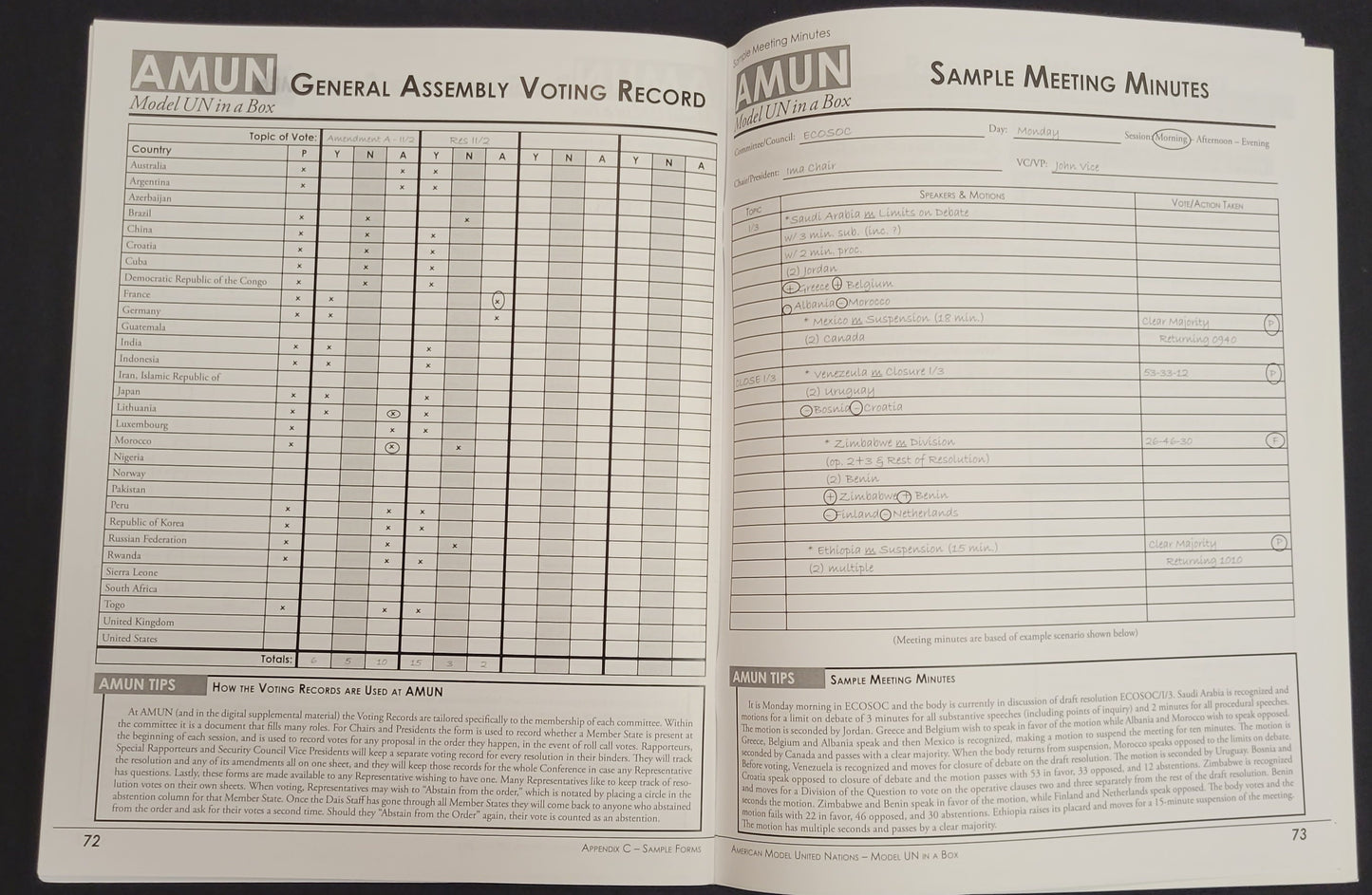 Model UN in a Box Simulation Kit (includes kit and digital supplement)